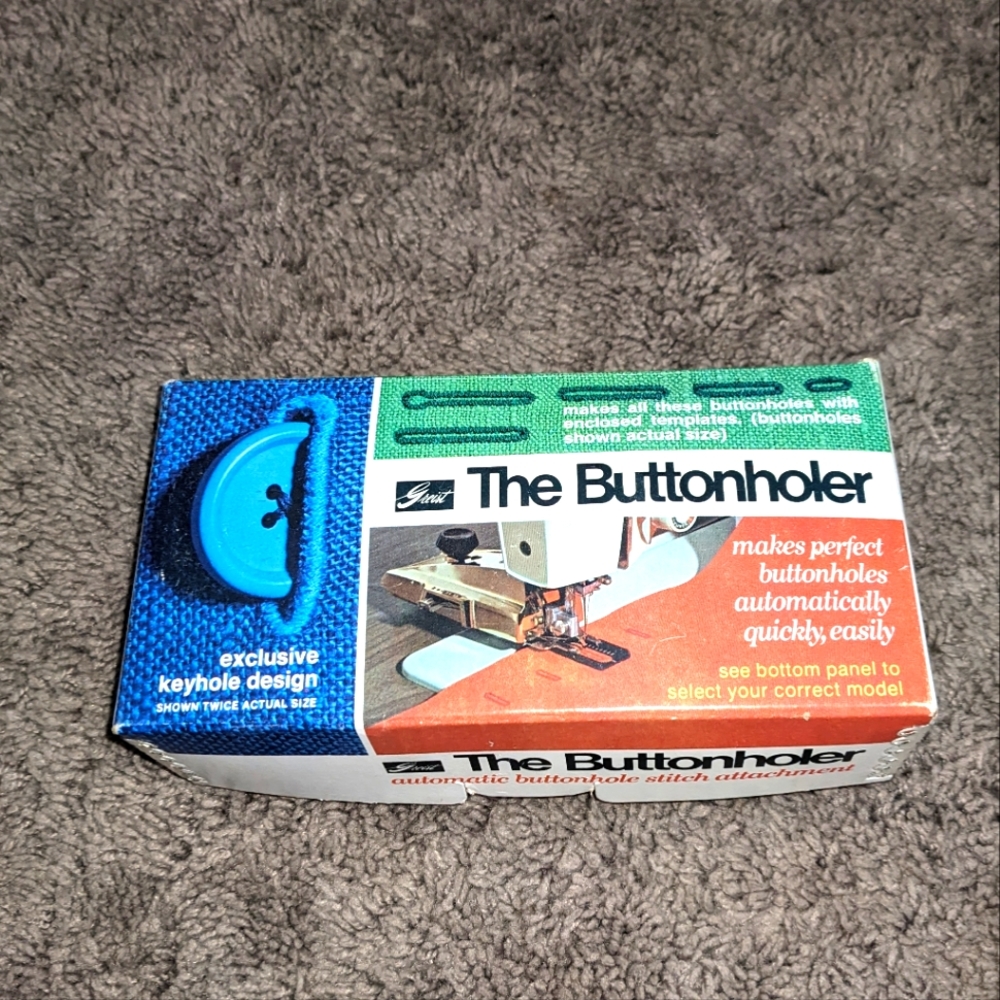 The Buttonholer Vintage Make A Buttonhole